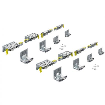 HETTICH 9278792 TopLine XL porte coulissante ensemble 4 vantaux, 17mm, 30-40mm/8