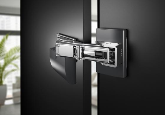 HETTICH 9343483 EviSys charniere coulissante 115° avec amortisseur couvercle ant