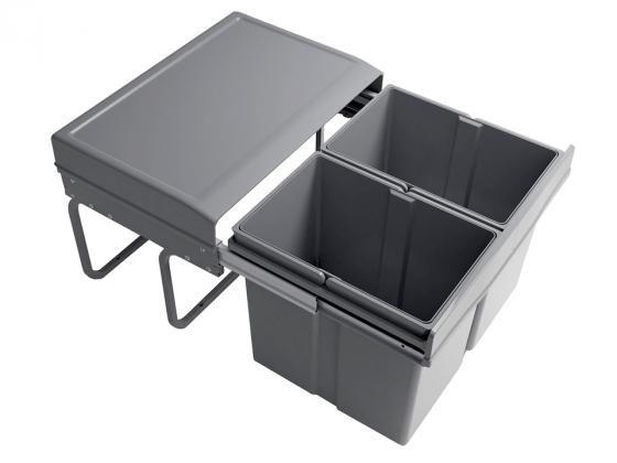 GOLLINUCCI Sorter Linea 296 500mm 2x15l, grey