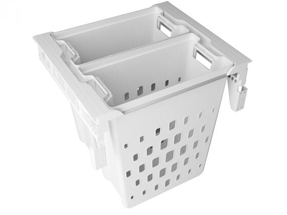 GOLLINUCCI Pull-out laundry basket Linea 560 600mm without slides, white