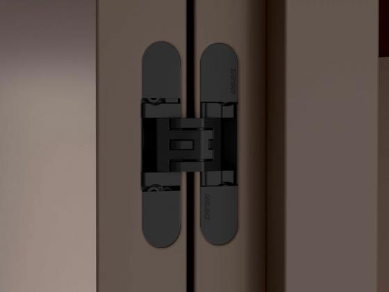 KK Dveřní závěs bezfalcový K6400 černá