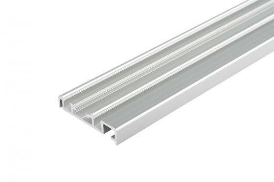 TERNO guidage supérieur/inférieur double 360/N 2m alu argenté anodisé