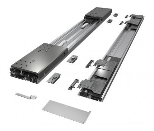 StrongLine Dornio portes couliss.affleurantes 2 vantaux 2050 mm 80 kg, profils