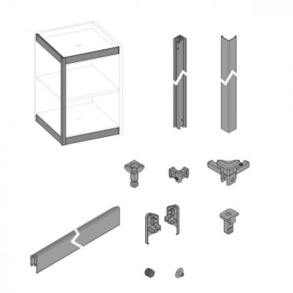 HETTICH 9360944 FurnSpin Cadro komplet sada bílá