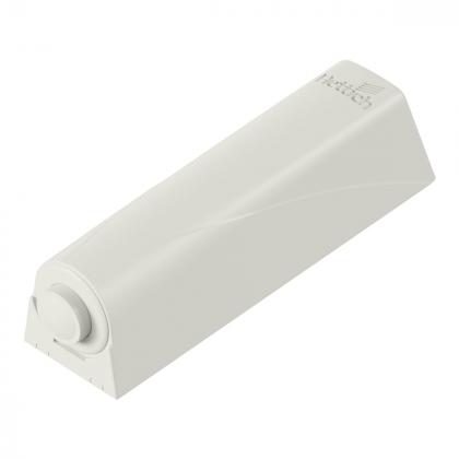 HETTICH 9375927 pístek PTO s čočkou, krátký, extra silný, s adaptérem, bílá