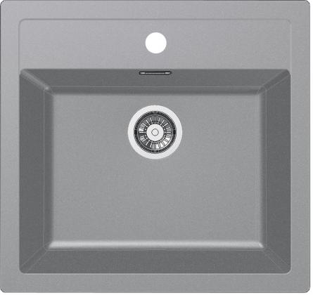 FRANKE Ensemble T102Š SID 610 gris + FP 9000.031