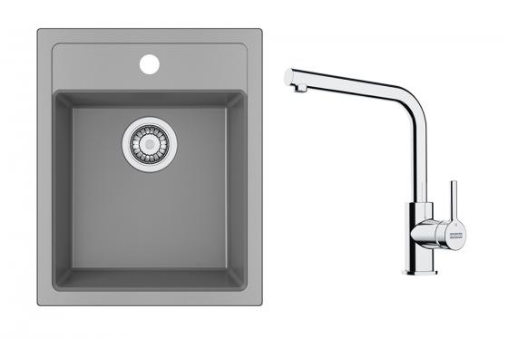 FRANKE ensemble T113Š SID 610-40 gris + FS 3230.031