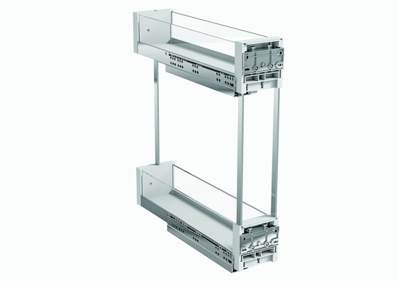 VIBO Essence double panier latéral 150mm gris gauche