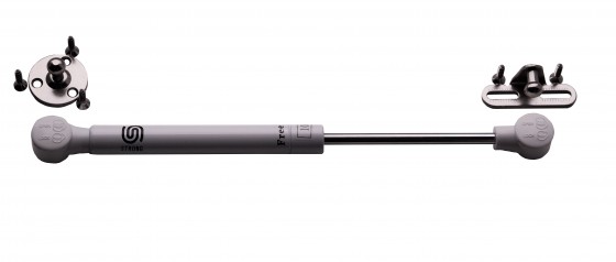 StrongLifts vérin a gaz, pour abattant supérieur, réglable, 245mm/120N, blanc