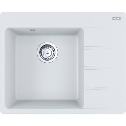FRANKE évier CNG 611-62 TL/2 620x500mm blanc led