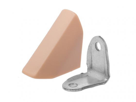 STRONG Équerre de liaison métal avec couvercle bouleau