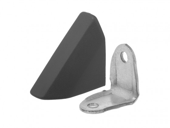 STRONG Équerre de liaison métal avec couvercle noir STRONG Équerre de liaison métal avec couvercle noir