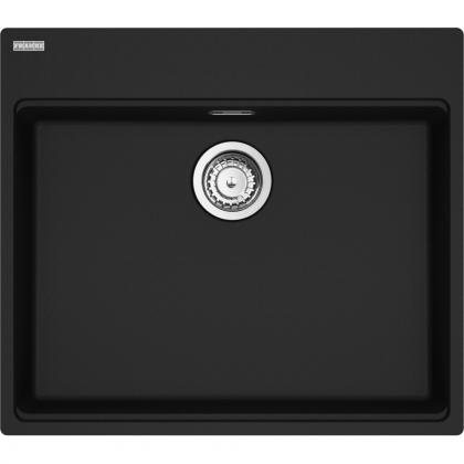 FRANKE évier MRG 610-60 CARE 635x559mm noir mat