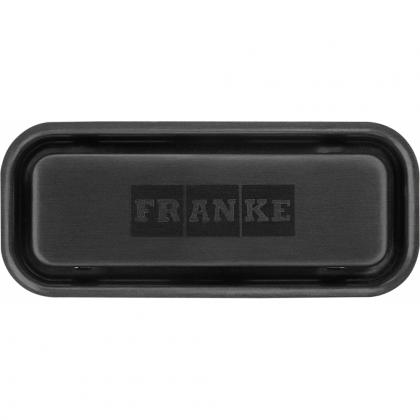 FRANKE accessoires cache-vis trop-plein carré inox anthracite
