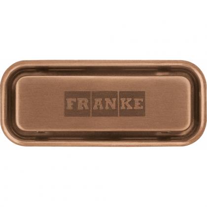 FRANKE Accessoires cache-vis de trop-plein carré inox cuivre