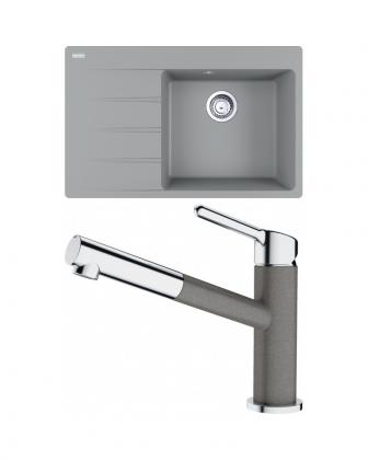 FRANKE ensemble G227ŠK CNG 611-78 TL/7 pierre grise + FC 3055.084