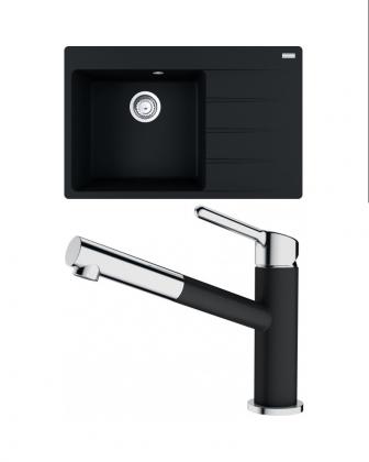 FRANKE ensemble G219O CNG 611-78 TL/2 onyx + FC 3055.071