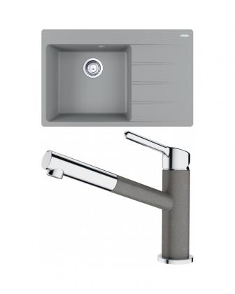 FRANKE Ensemble G219ŠK CNG 611-78 TL/2 pierre grise + FC 3055.084