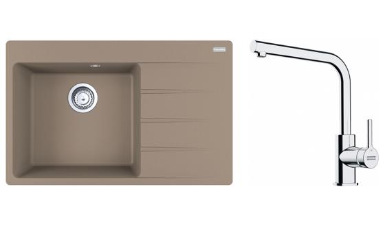 FRANKE Ensemble G251KA CNG 611-78 TL/2 cashmire + FS 3230.031