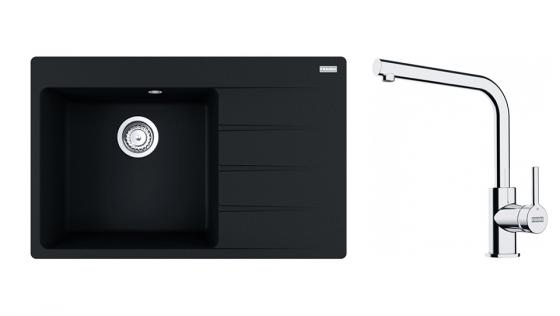 FRANKE ensemble G251O CNG 611-78 TL/2 onyx + FS 3230.031