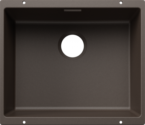 BLANCO 527800 évier Subline 500-U sans kit évacuation Silgranit café