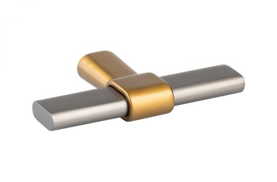 TULIP Knop Joliet steel grey/champagne bronze