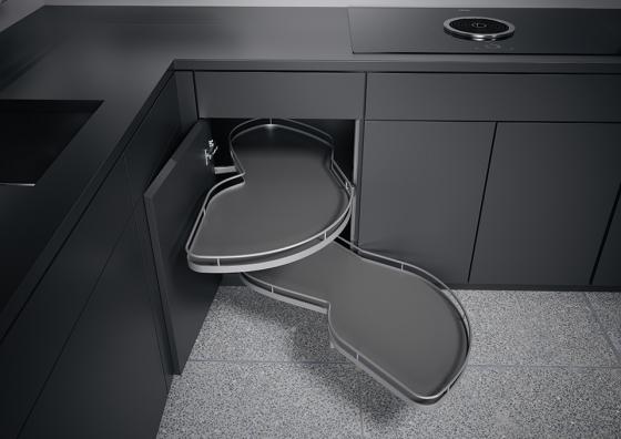 K-KES LeMans II, étagere et fixation, Arena Classic, gris/argenté, P, 400/600-75