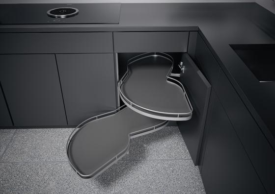 K-KES LeMans II, étagere et fixation, Arena Classic, gris/argent, L, 400/600-750