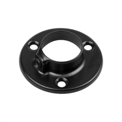StrongWire holder for wardrobe rod-round, D=25mm, black