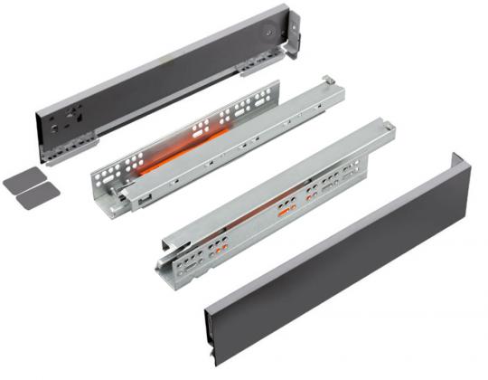 K-StrongMax 16 tiroir H89/350mm push, gris