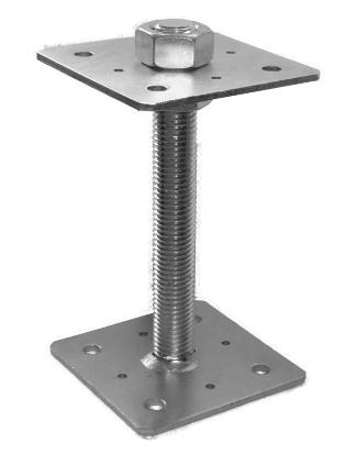 TK-pied pilier 110x110 - 200mm écrou soudé TK-pied pilier 110x110 - 200mm écrou soudé