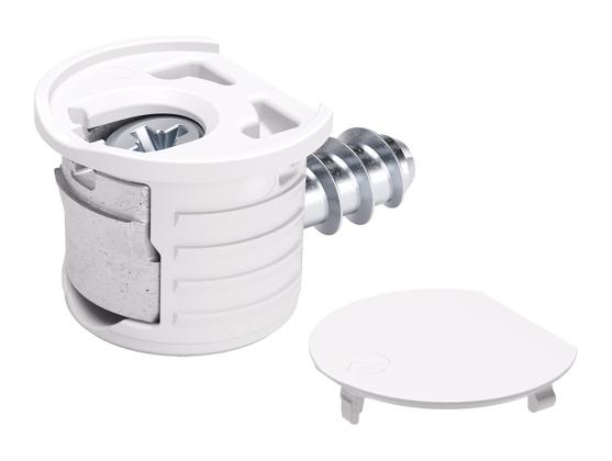IF KORE 15 élément de fixation, vis euro 5x11 mm, cache blanc