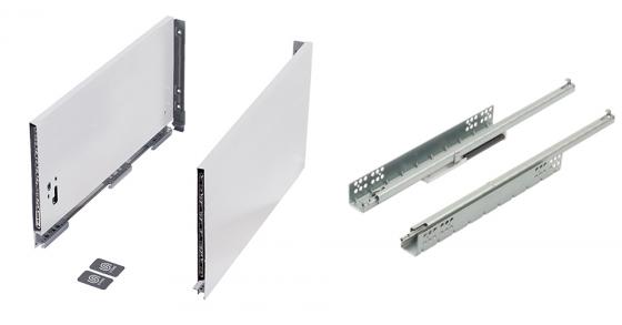 K-StrongMax Uni 18 tiroir H249/550mm, blanc