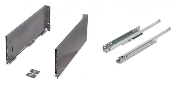 K-StrongMax Uni 16 tiroir H249/500mm, gris