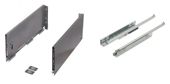 K-StrongMax Uni 18 tiroir H185/350mm, gris