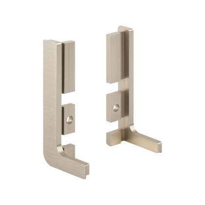 TULIP Gola embout ouvert profil J imitation inox P+L