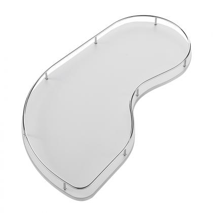 K-VIBO FLY 3.0 CLASSIC, étagere d'angle, fixation, blanc/chrome, L, 450/655-705