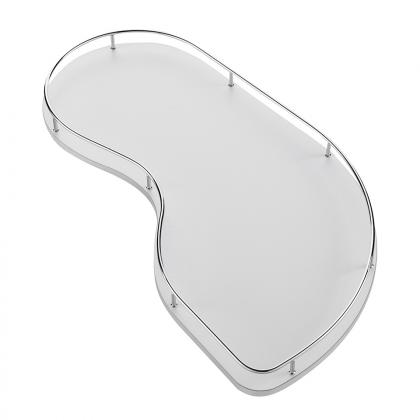 K-VIBO FLY 3.0 CLASSIC, étageres d'angle, fixation, blanc/chrome, P, 600/655-705