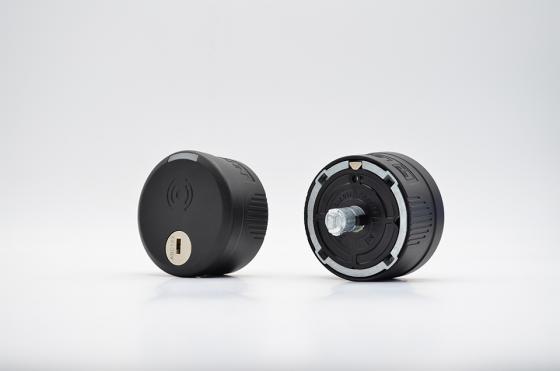 LEHMANN serrure électronique Giro RFID 13,56 MHz Prestige, noir, gauche