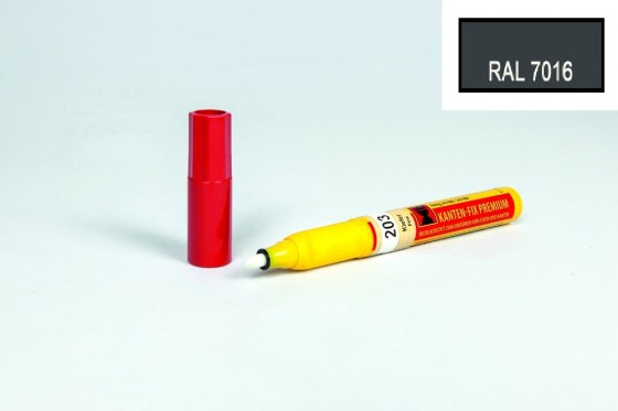 Marqueur de retouche pour chants RAL 7016