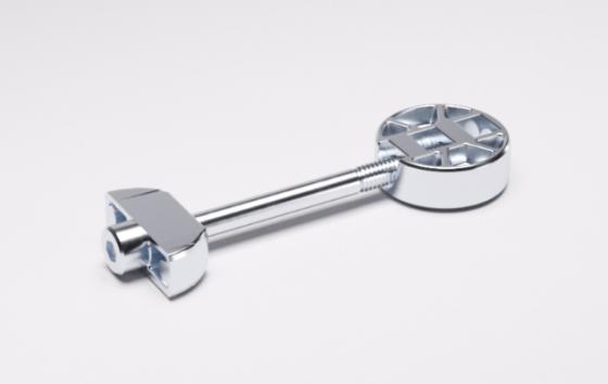 IF systeme de fixation K TOP pour panneaux compacts, ép. min. 10 mm, 100 mm