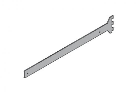 VERTIKO support d'étagere 300x18mm brun foncé