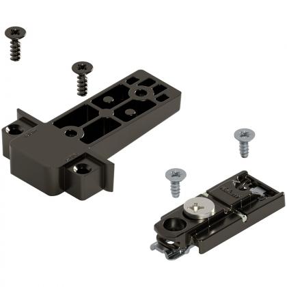 BLUM 175H5A00 – AVENTOS, adaptateur charniere intermédiaire alu, noir onyx