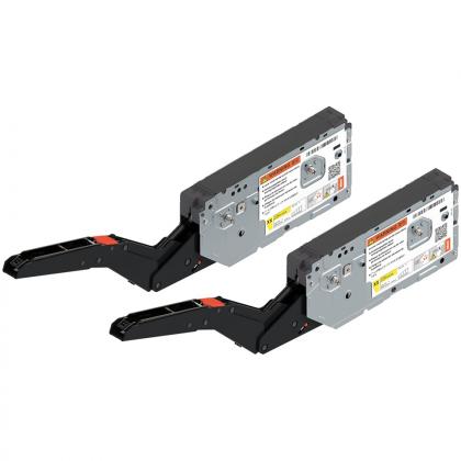 BLUM 22K2310T – AVENTOS HK Top, bras faible, Tip-On, vis Euro, Eclipse noir