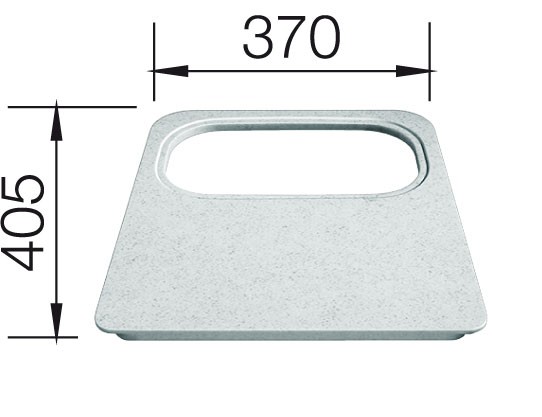 BLANCO 218796 Accessoires plaque a découper avec découpe pour Dana