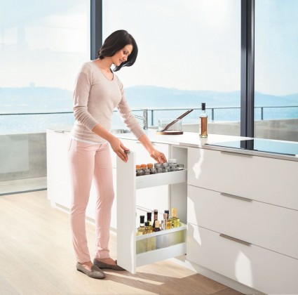 K-BLUM Space Twin Antaro, armoires étroites, blanc