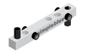 SEVROLL 20238 Simple/Blue gabarit de montage pour lamino 10/18mm