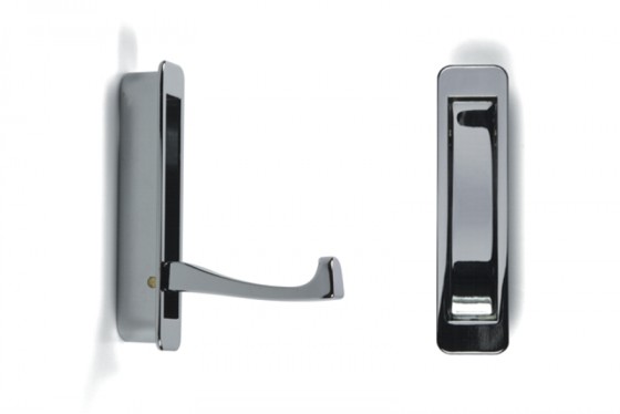 TULIP porte-manteau DYAN chrome brillant