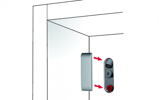IF Libra cache-vis étroite Libra H1/H2/H3 zamac nickel