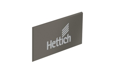 HETTICH 9134967 ArciTech cache-vis grise avec logo Hettich